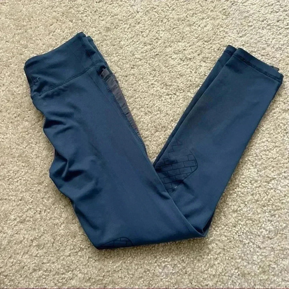 Tuff Rider Minerva Equicool Tights Kids Size XL Blue Leggings 100974-533-1375 - Picture 9 of 15